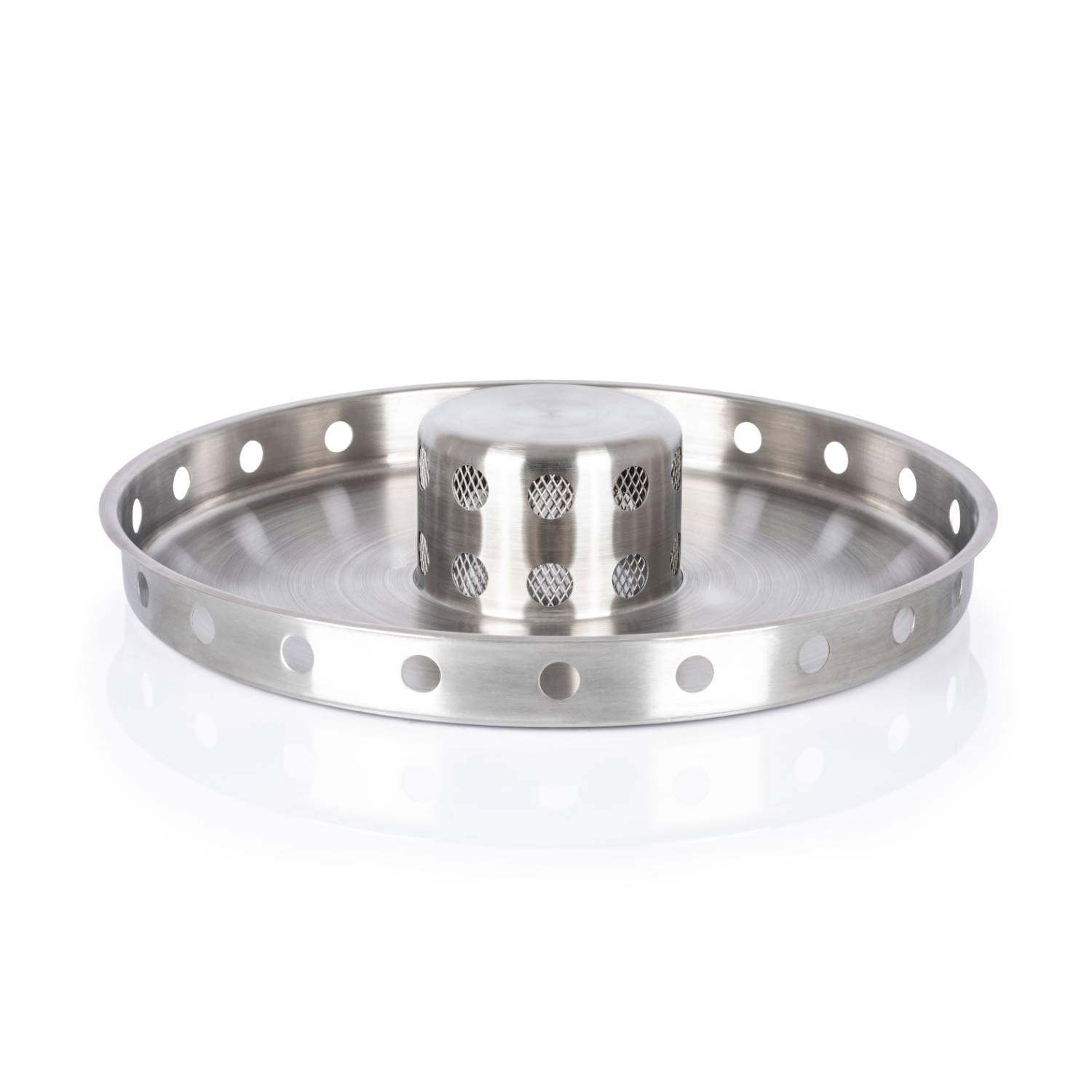 Petromax Feuerhand Tyropit Fire Bowl, Even Heat Low-Smoke Low-Soot Stainless Steel Fire Pit For Campfires, 22.4 Inch Diameter