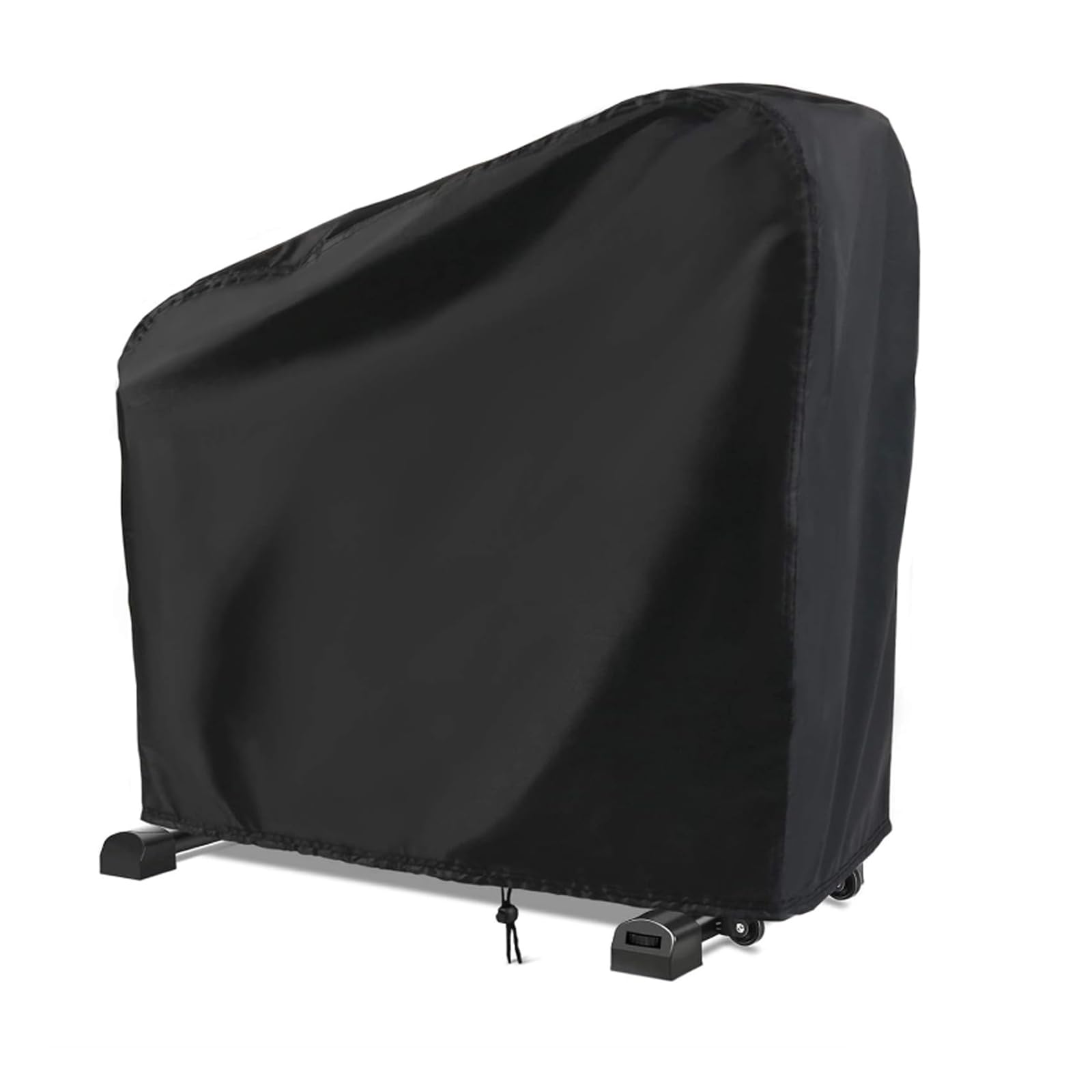 Rilime Folding Exercise Bike Cover,Stationary Bike Cover (Black, 52 L x 24 W x 50 H)