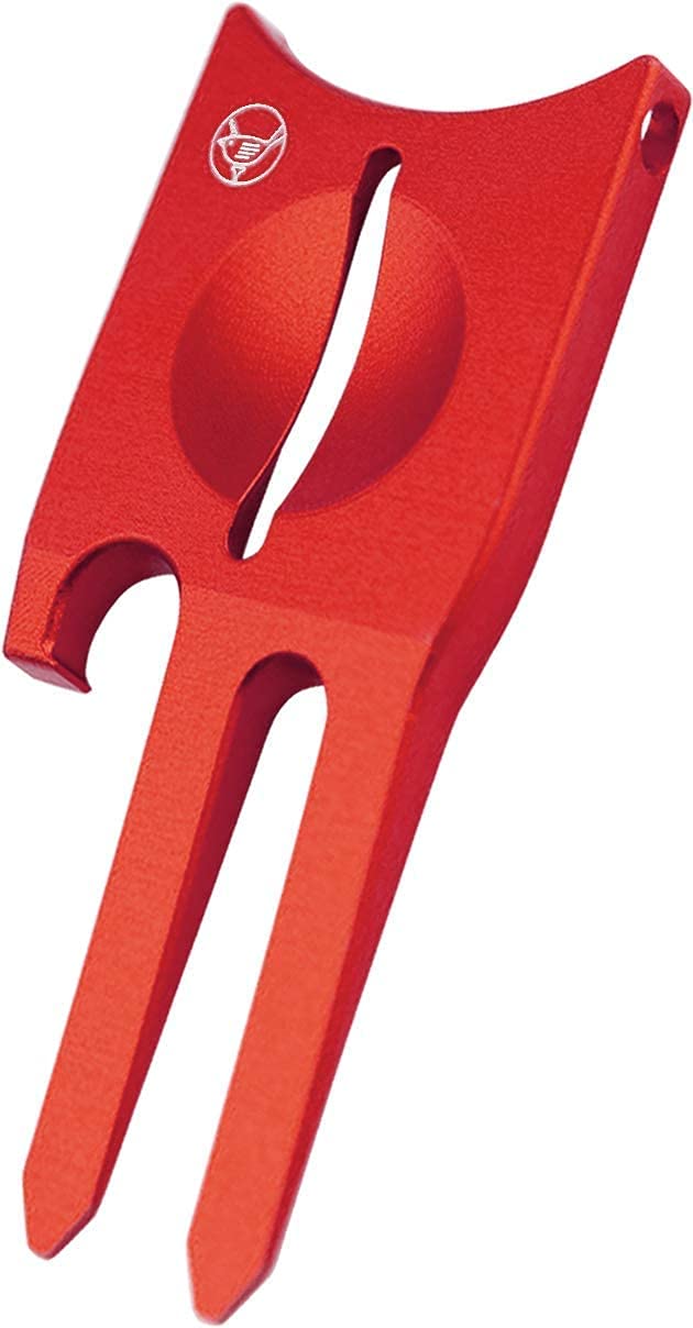 Birdicorn Divot Tool (Red W/Ball Marker)