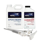 Totalboat 5:1 Epoxy Resin Kit (Quart, Fast Hardener), Marine Grade Epoxy For Fiberglass And Wood Boat Building And Repair, Clear