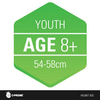 Krash Techno Geo Youth 8+ Mohawk Helmet, Techno Neo Geo Black (8042924)