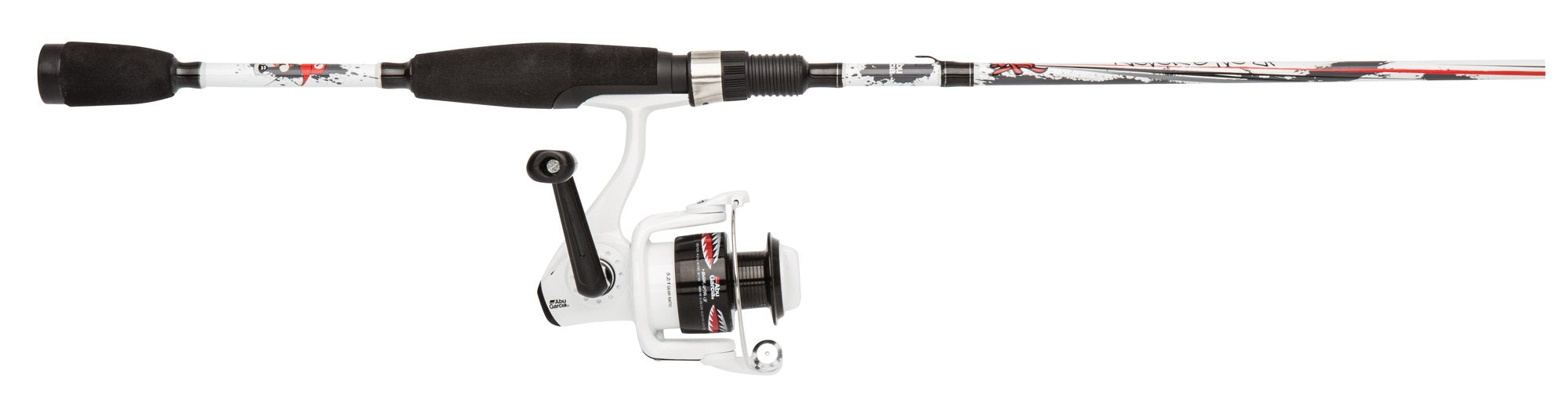 Abu Garcia Ike Dude Spinning/Spincast Fishing Reel & Rod Combo Black, 6'/Medium
