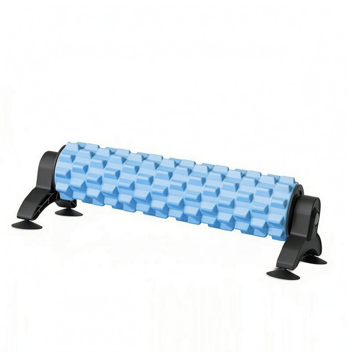 TRENDYNEST Deep Tissue Wall Mount Massage Roller Muscle Relief 3D Textured Massage Roller, Blue, Bracket Spiky