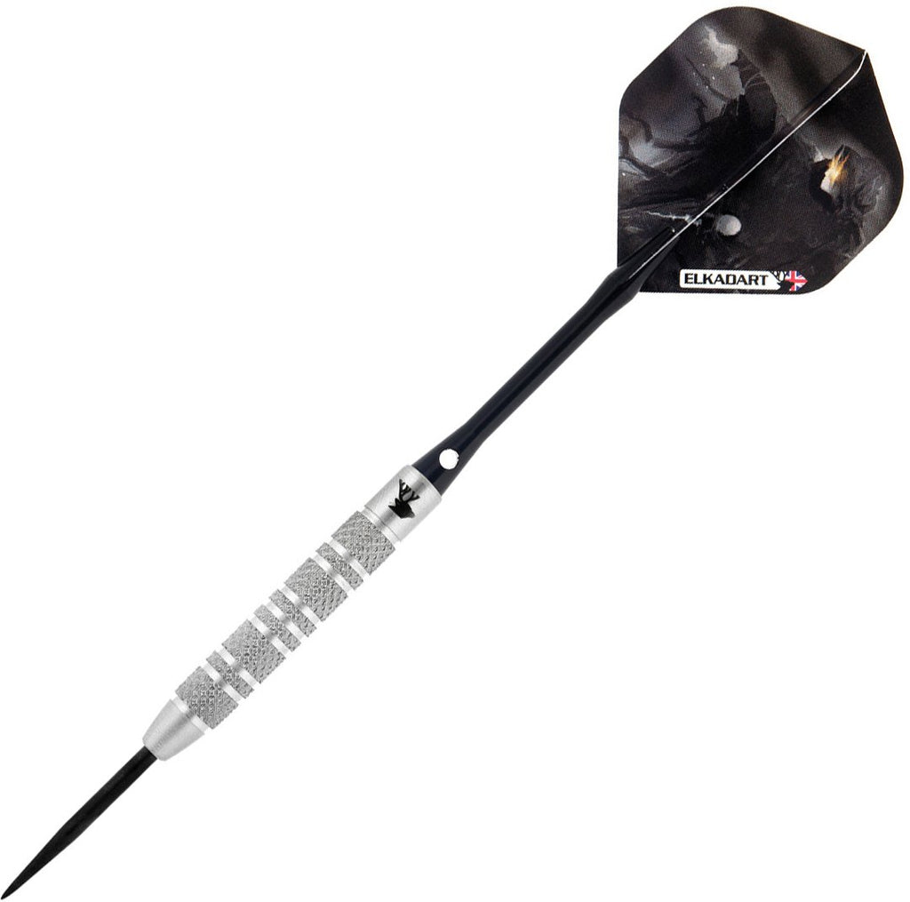 Elkadart Wizard 80% Tungsten Steel Tip Darts With Storage/Travel Case, 19 Grams, Silver