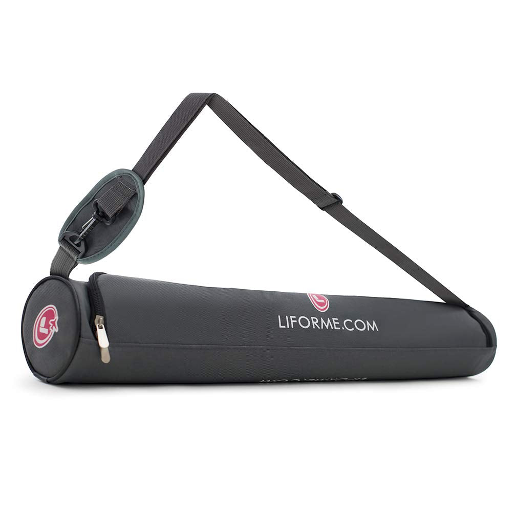 Liforme Printed Travel Yoga Mat - Free Yoga Bag, Patented Alignment System, Warrior-Like Grip, Non-Slip, Eco-Friendly And Biodeg