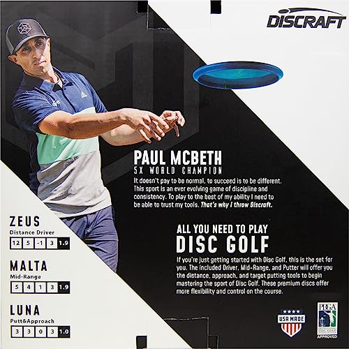Discraft Paul Mcbeth 3 Pack Disc Golf Set