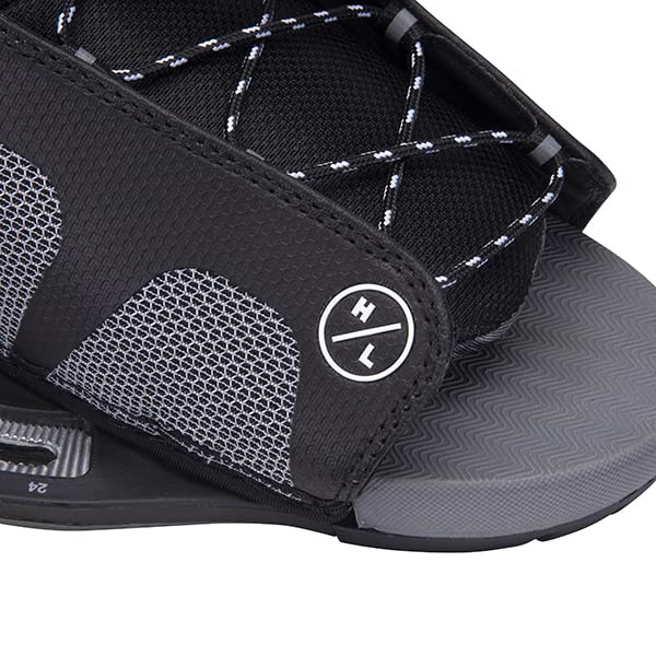 Hyperlite Remix Mens Wakeboard Bindings Black/Grey 10-14