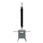 Fireproof Chimney Webbing Solowilder Camping Stove Pipe Wrap Protector With 2 Clamps