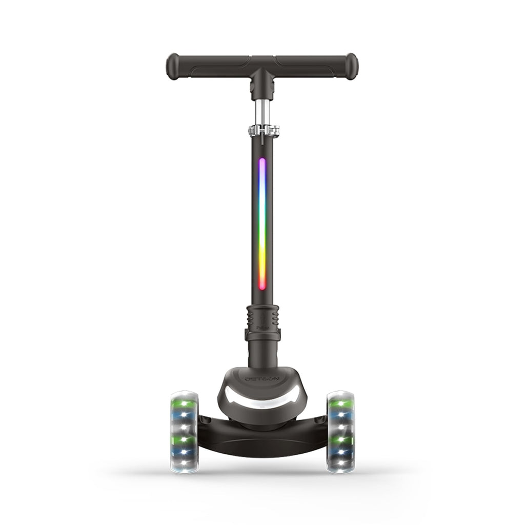 Jetson Leap 3-Wheel Kick Scooter, Portable Scooter for Kids with Light-Up Frame and Wheels, Folding Design, Adjustable Handlebar