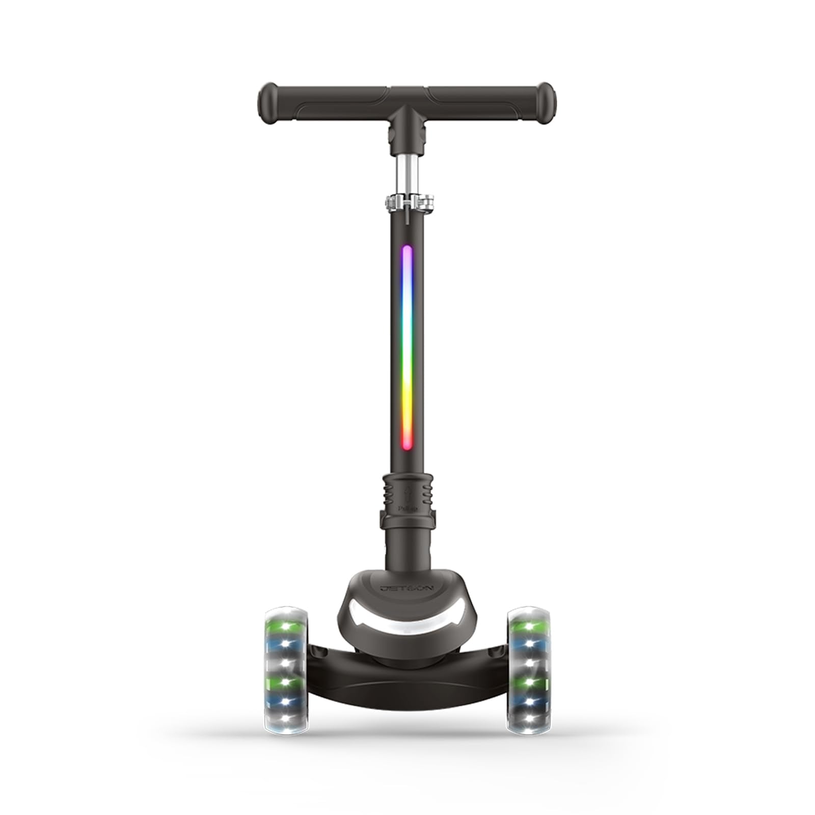 Jetson Leap 3-Wheel Kick Scooter, Portable Scooter for Kids with Light-Up Frame and Wheels, Folding Design, Adjustable Handlebar