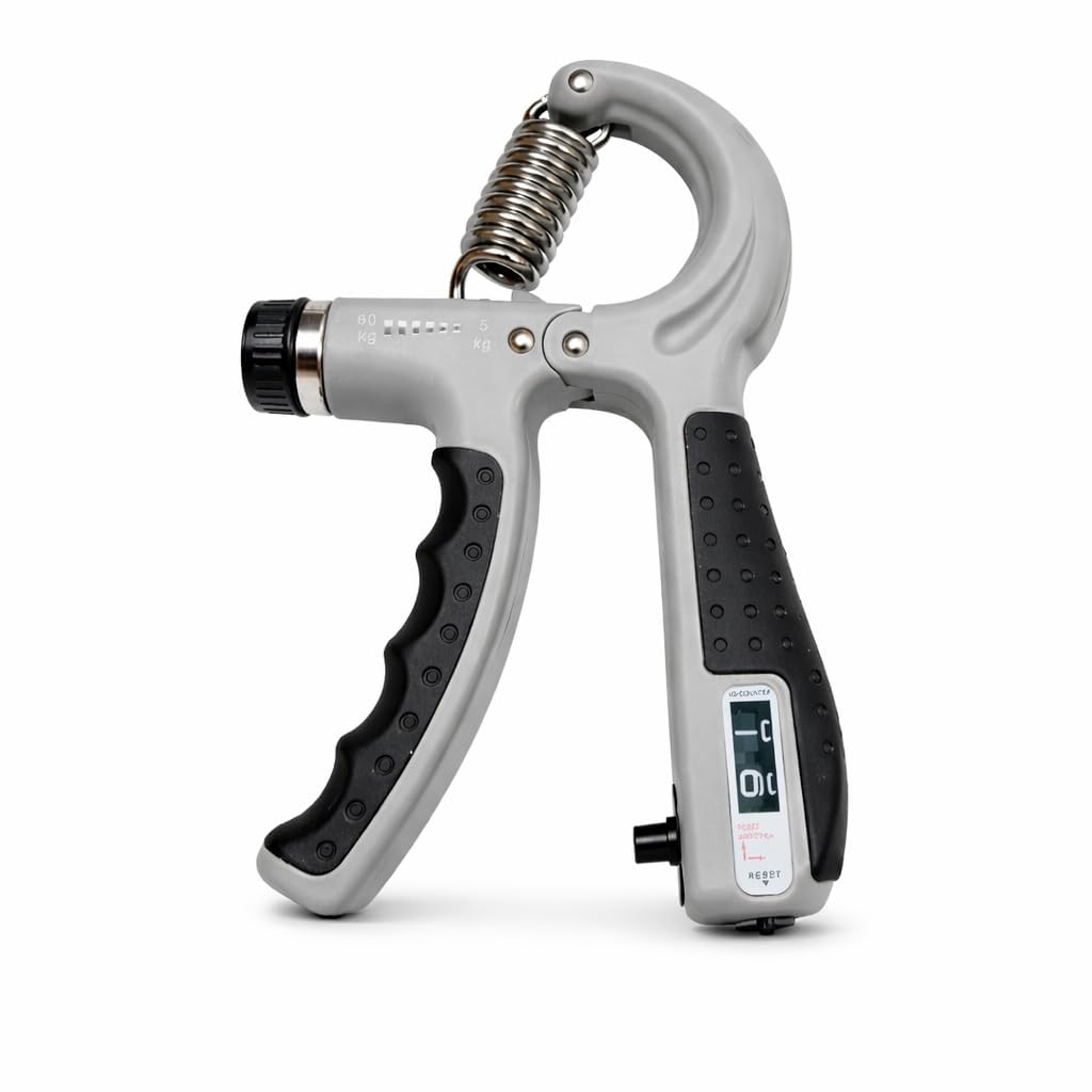 Hand Grip Strengthener with Counter 560kg Adjustable Resistance | Forearm Wrist & Finger Exerciser | Grip Strength Trainer for