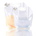 Supant 5L+10L/4Gal Litres Collapsible Water Jug Container, Freezable, Bpa Free Plastic Water Carrier Tank, Outdoor Folding Water