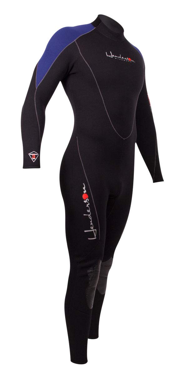 Henderson Thermoprene 3Mm Men'S Jumpsuit (Back Zip) (Black/Blue, Ml)