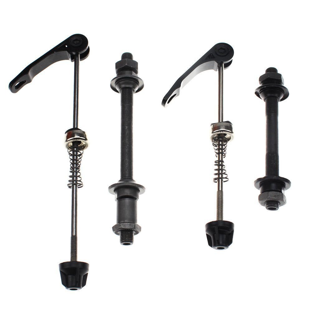 Bike Axle Cysky Quick Release Skewer Front Rear Bicycle Axle Wheel Hub Fit For Road Bike, Mountain Bike, Mtb, Bmx (1 Pair)