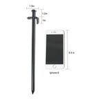 Tent Stakes, Heavy Duty Camping Stakes 12In-12Parks Forged Steel Tent Pegs Unbreakable And Inflexible - Available In Rocky Place