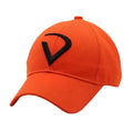 MenS Classic Baseball Cap, Original Style Poly Cotton Free Size (In, Alpha, Free Size, Orange)