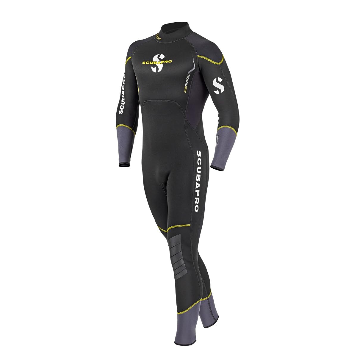 SCUBAPRO Mens Sport Steamer Wetsuit with 3mm Thickness, X-Large, Black/Yellow