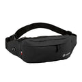 Gustave Waist Bag For Man, Dual Layer Zippered Running Side Bag, Fanny Pack, Ultra Slim Lightweight Sport Casual Crossbody Sling