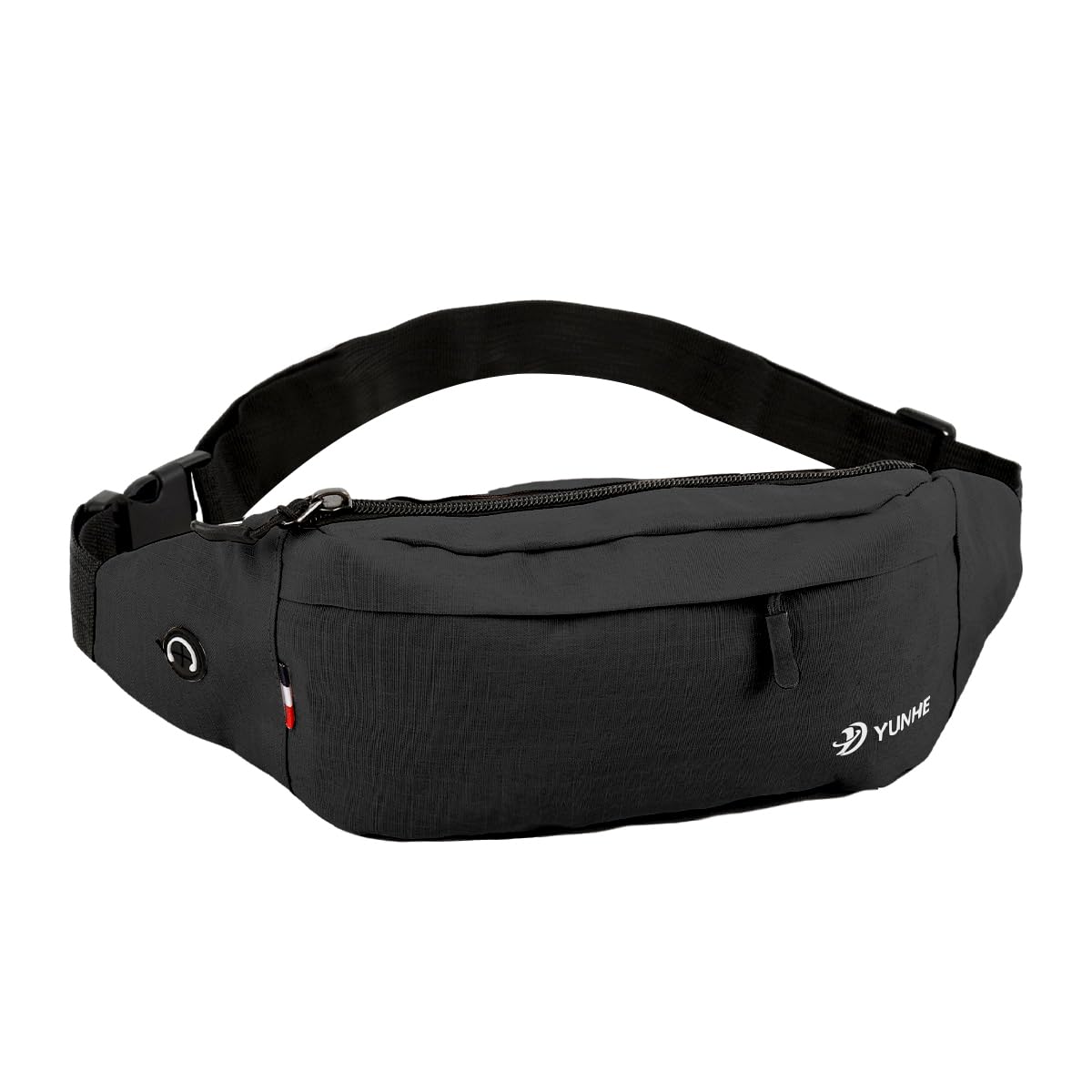 Gustave Waist Bag For Man, Dual Layer Zippered Running Side Bag, Fanny Pack, Ultra Slim Lightweight Sport Casual Crossbody Sling