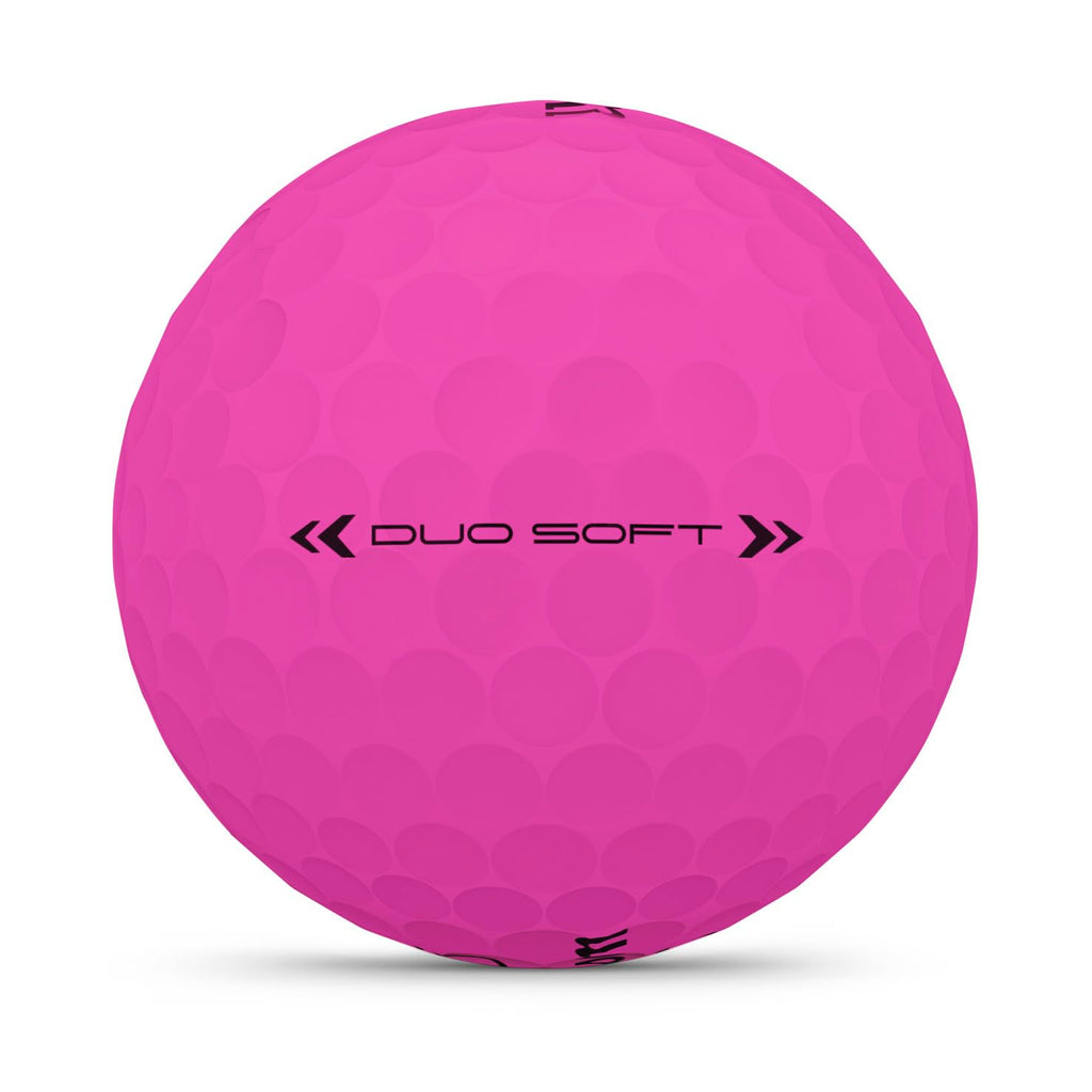Wilson 2025 Duo Soft Golf Balls - Pink, 12 Balls