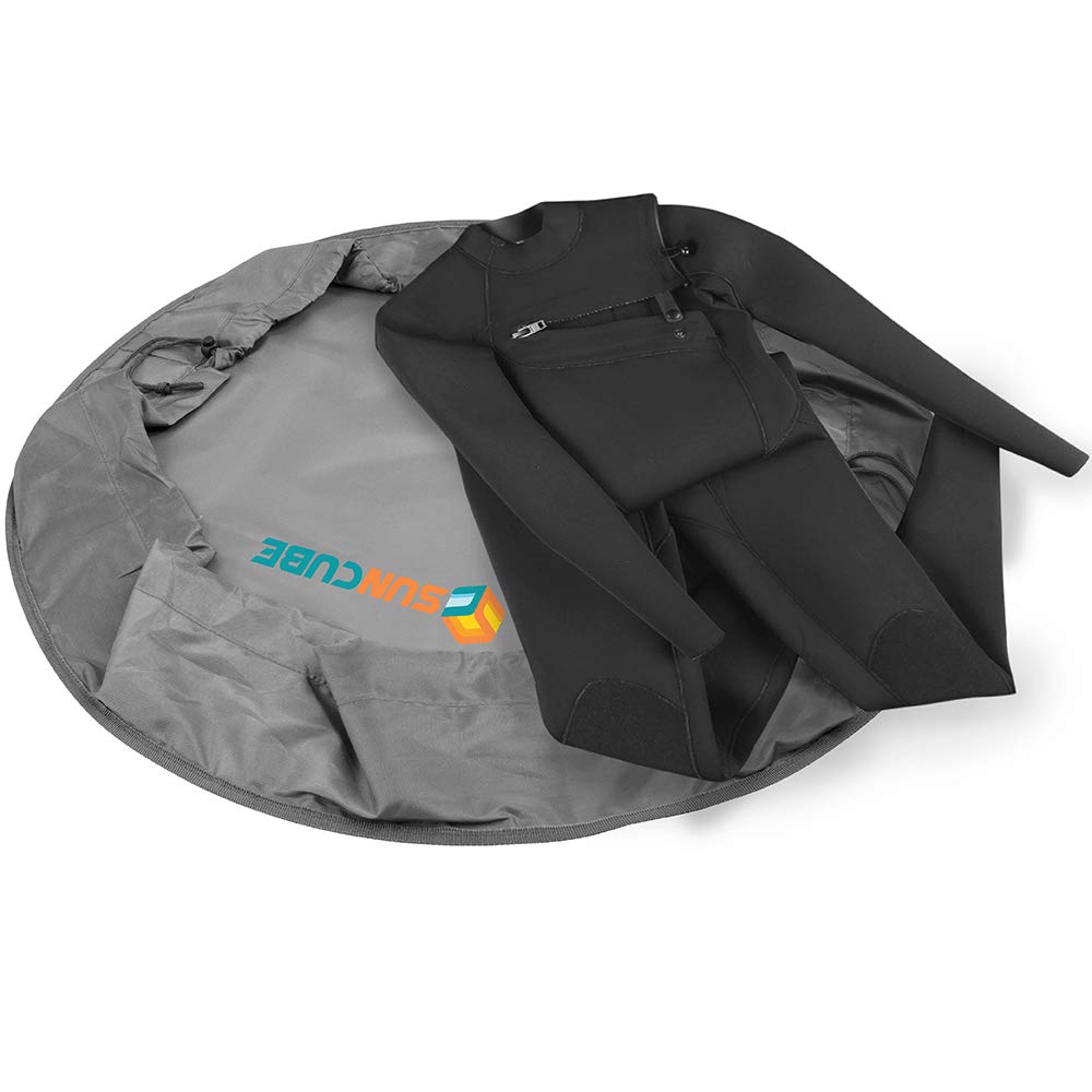 Sun Cube Wetsuit Changing Mat, Waterproof Surf Bag, Drawstring Wetsuit Bag, Surfing Accessories For Kayakers, Dry Bag For Beach,