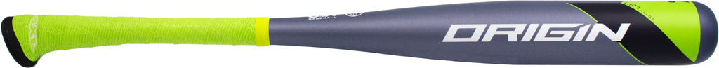 Axe Bat 2022 Origin (-11, 2-1/4'') Usabat Tee Ball Baseball Bat, 1-Piece Alloy, Navy/Green, 26 In/15 Oz.