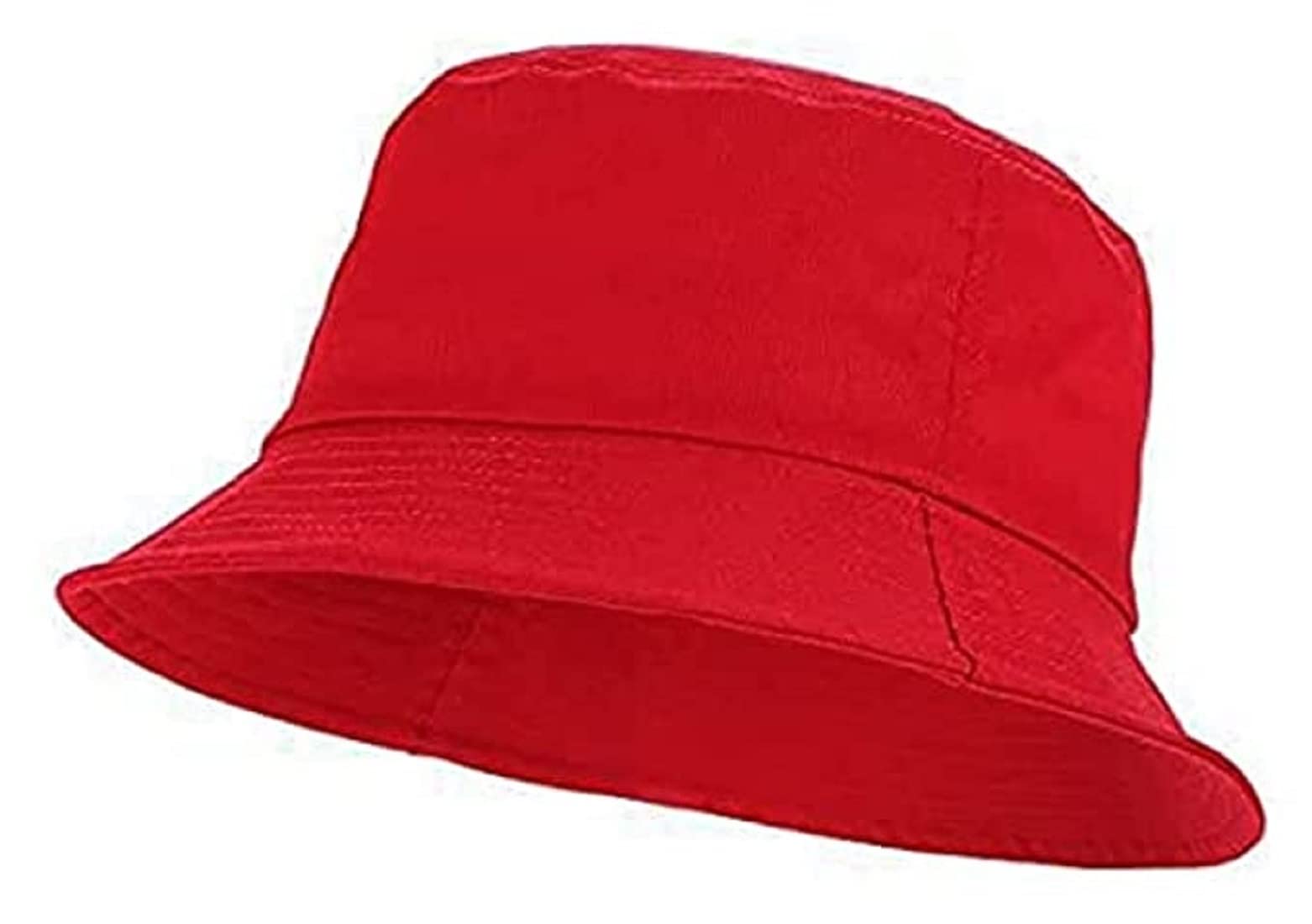 Capiteum Casual Wear Printed Bucket Fisherman Hat For Men And Women For Summer Unisex Hats/Caps (Red)
