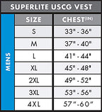 O'Neill Men'S Superlite Uscg Life Vest,Black/Lime/Smoke:Lime,4Xl