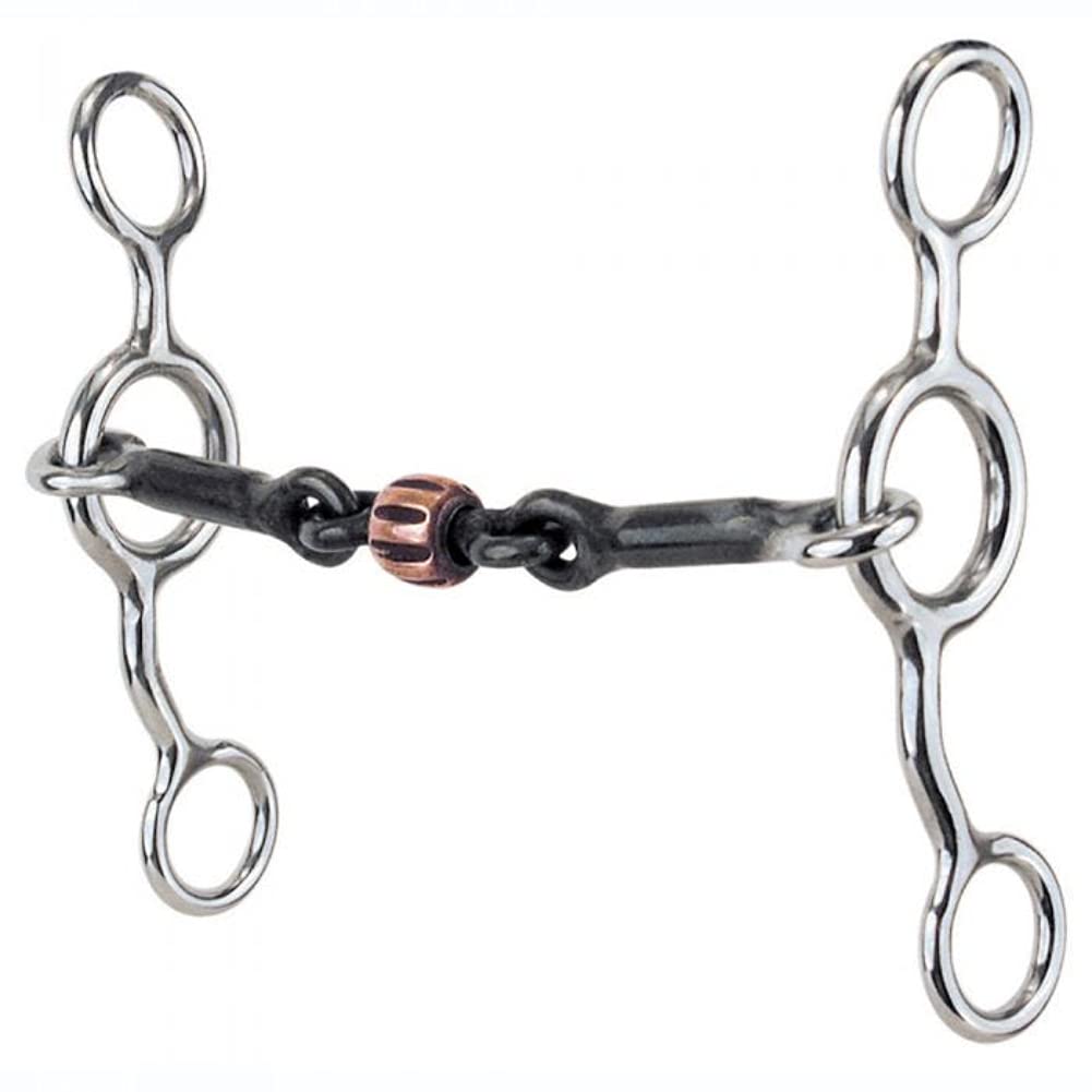 Reinsman 349 Junior Cowhorse Snaffle With Sweet Iron And 3-Piece Copper Roller; Stage B
