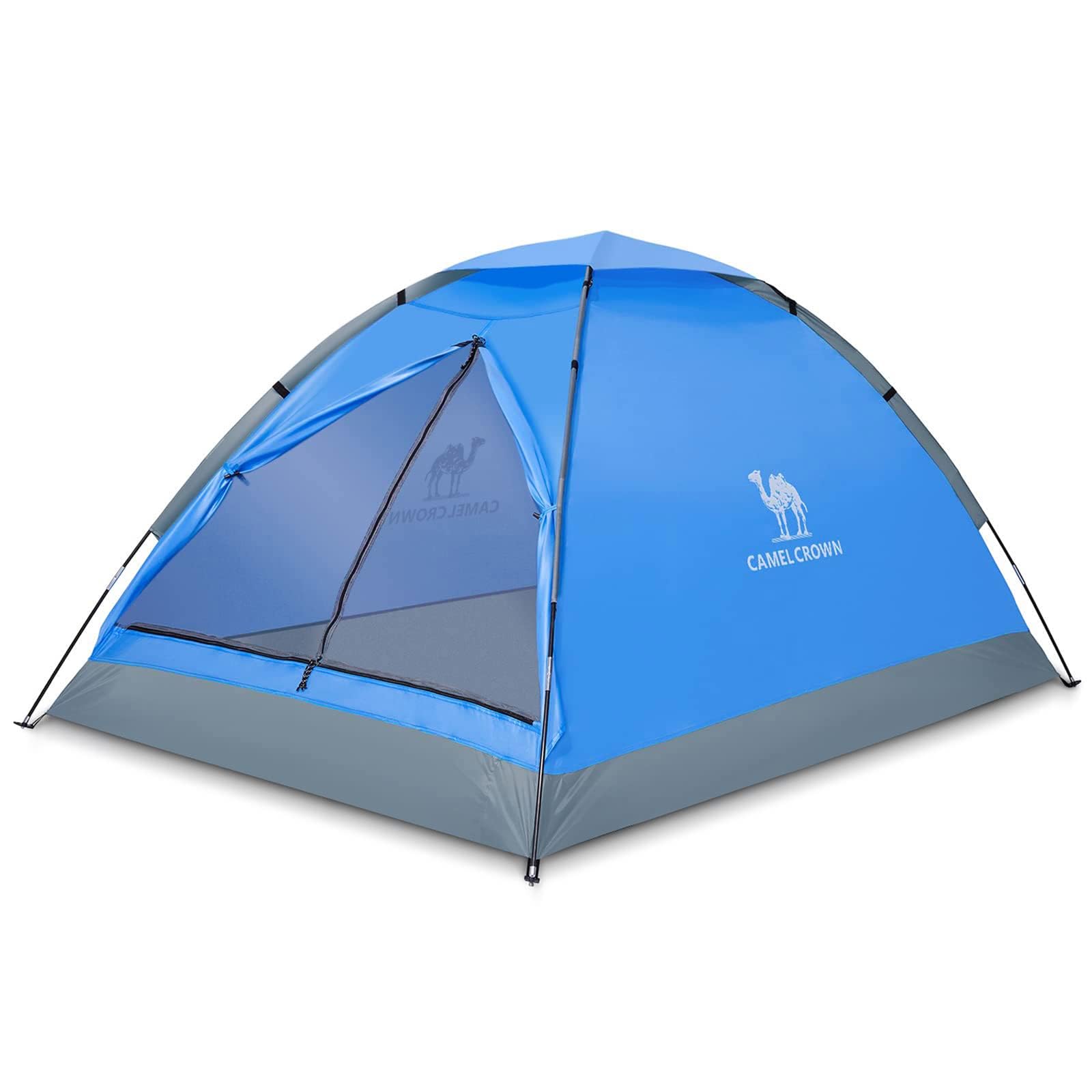 CAMEL CROWN 2/3/4/5 Person Camping Dome Tent, Waterproof,Spacious, Lightweight Portable Backpacking Tent for Outdoor Camping/Hik