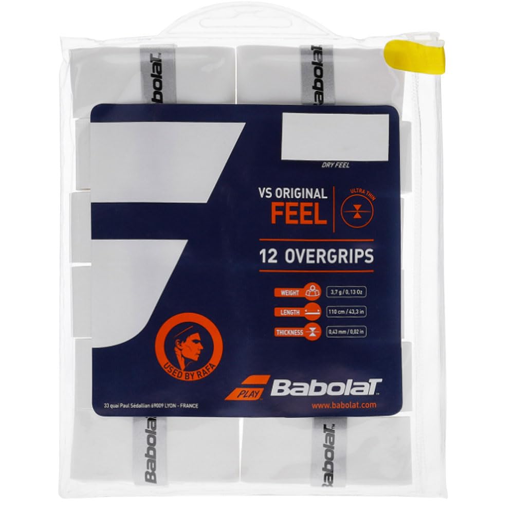 Babolat Vs Overgrips 12-Pack White