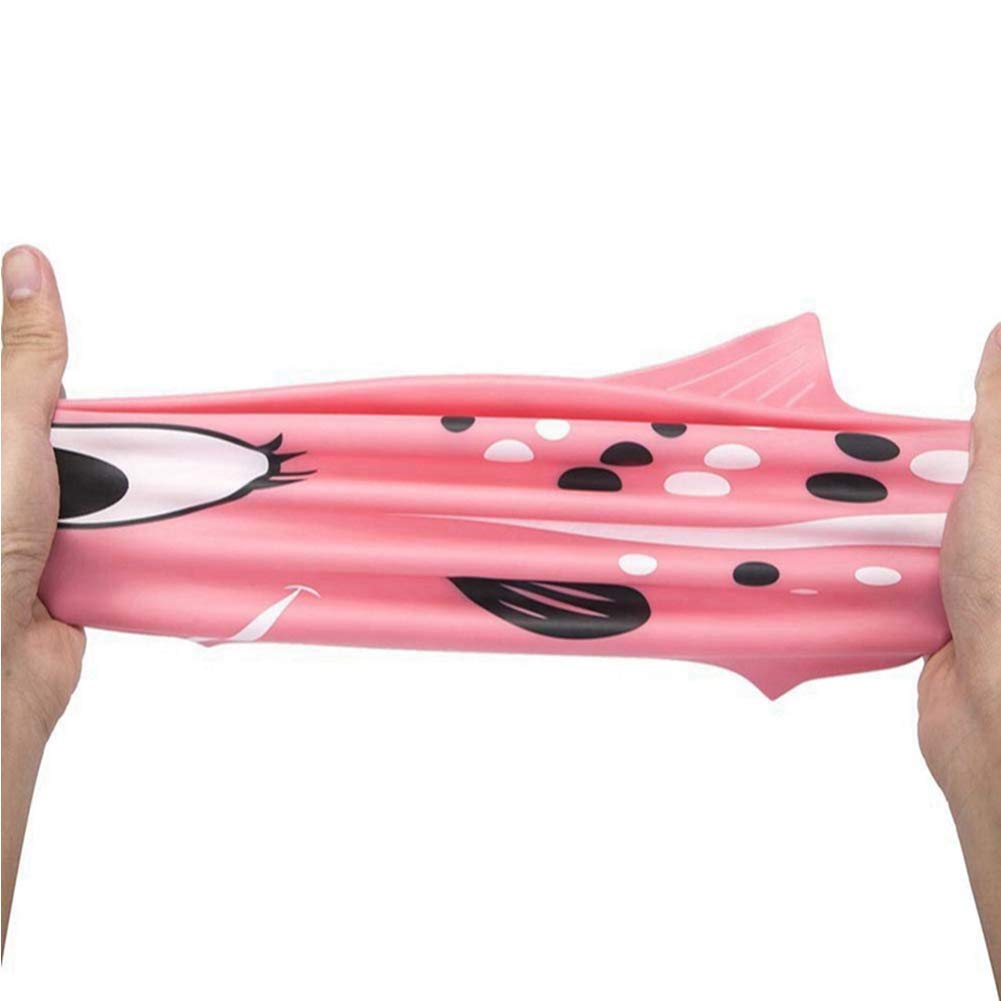 Doublewood Kids Swimming Caps Fun Swimming Hat Comfortable Silicone Children Toddlers Swim Cap Waterproof Protect Ear Swim Pool