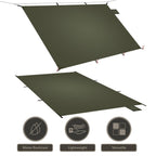 Onewind Tent Footprint, 4000Mm Waterproof Rate Pu Coating, 98 '' *55 '' Ultralight Camping Tarp Tent Floor Ground Sheet With Car