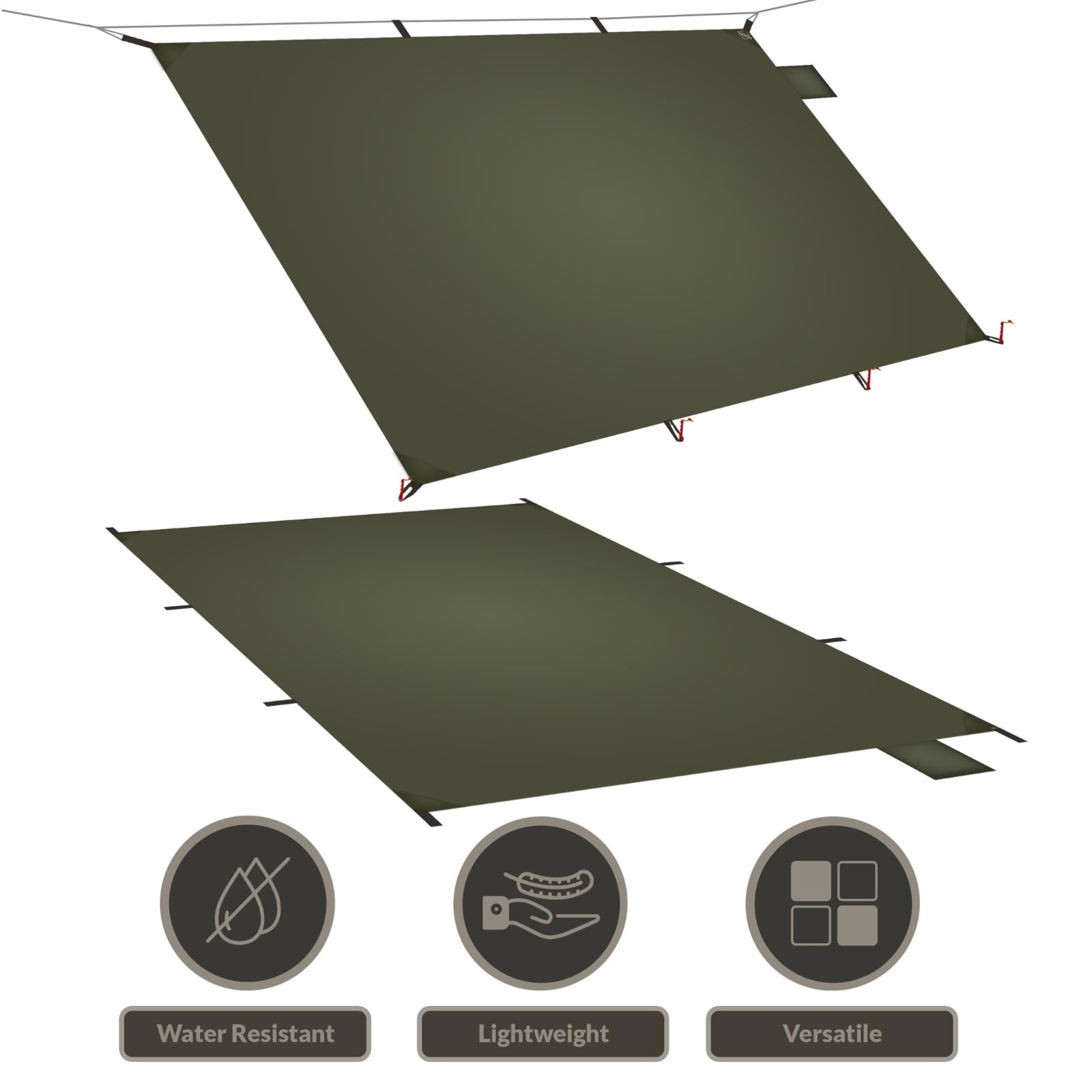 Onewind Tent Footprint, 4000Mm Waterproof Rate Pu Coating, 98 '' *55 '' Ultralight Camping Tarp Tent Floor Ground Sheet With Car