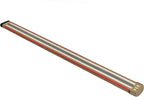 Tumbl Trak 8 Ft Laser Beam With Solid Wood Core, Low Gymnastics Balance Beam For Home