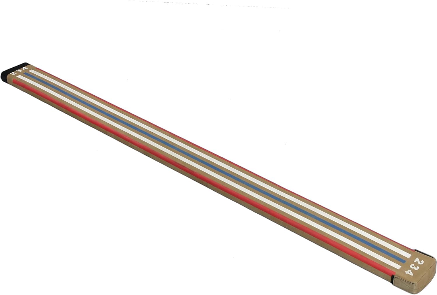 Tumbl Trak 8 Ft Laser Beam With Solid Wood Core, Low Gymnastics Balance Beam For Home