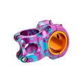 Gaderth 31.8 Mm /35Mm Bike Stems Aluminum Alloy Mountain Bike Short Handlebar Stem For Road Bike Mtb Bmx Fixie Gear Purple Blue