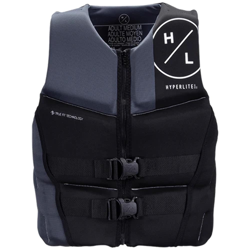 Hyperlite Prime Cga Mens Wakeboard Vest Black/Grey Sz Xl