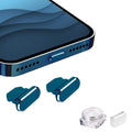 Viwieu Metal Anti Dust Plug Compatible With Iphone 14 13 12 11 X Xs Xr 8 7 Se Mini Plus Pro Max Ipad Airpods, 2 Pack Lightning C