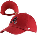 Mlb Atlanta Braves Men'S Clean Up Cap, Red