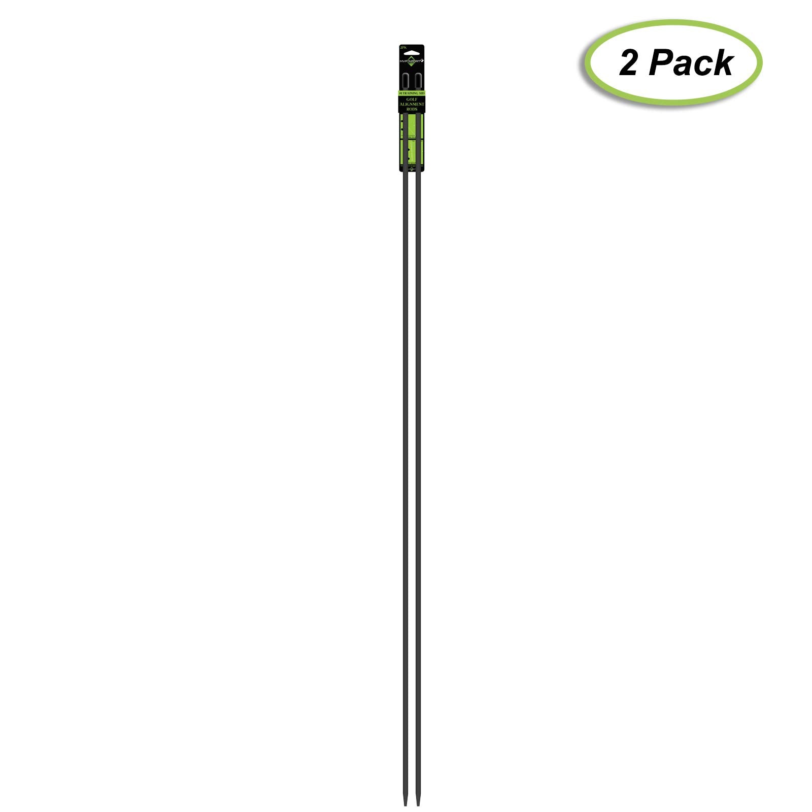 Mvp Sport Golf Alignment Rods (Morodz) Training Aid 2-Pack (Blue)