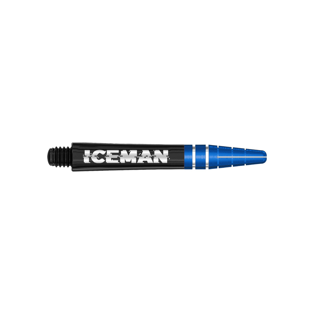 Red Dragon Gerwyn Price Iceman Nitrotech Ionic Short Black Stems - 2 Sets Per Pack (6 Stems In Total)