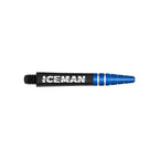 Red Dragon Gerwyn Price Iceman Nitrotech Ionic Short Black Stems - 2 Sets Per Pack (6 Stems In Total)