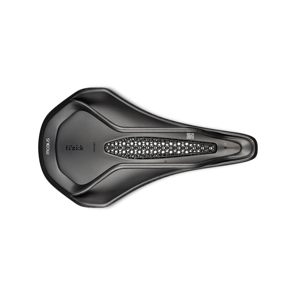 Fizik Vento Argo 00 Adaptive,3D Printed Short-Nose Bike Saddle, Black, 150mm