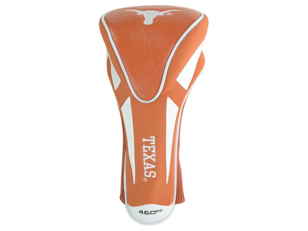 Team Golf Ncaa Texas Longhorns Single Apex Driver Head Cover Golf Club Single Apex Driver Headcover, Fits All Oversized Clubs, T