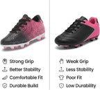 Vizari Cali Youth Firm Ground Soccer Shoes Black/Pink