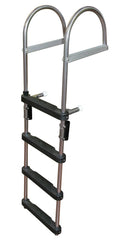 Jif Marine Epz4 Transom Pontoon Ladder, 4-Step
