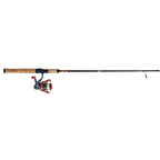 Shakespeare Crusader Spinning Reel And Fishing Rod Combo, Red/Black/Cork