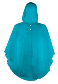 Rainbrella Kids Rain Poncho, Scuba Blue