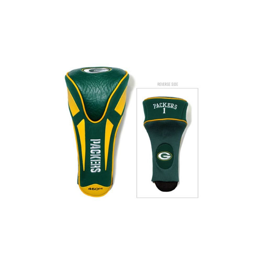 Team Golf Nfl Green Bay Packers Single Apex Driver Head Cover Golf Club Single Apex Driver Headcover, Fits All Oversized Clubs,